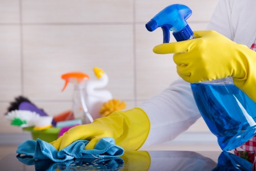 Professional upholstery cleaning on a sofa in Finsburypark