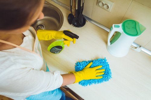 Carpet cleaners in Finsbury Park refreshing a residential carpet