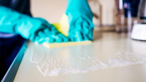 Bathroom cleaning service in a Finsburypark home